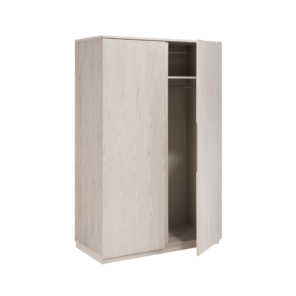 TWENTY10 DESIGNS Everyday Living Collection Whisper Wardrobe, Eco-Friendly, Whitewashed Oak Finish