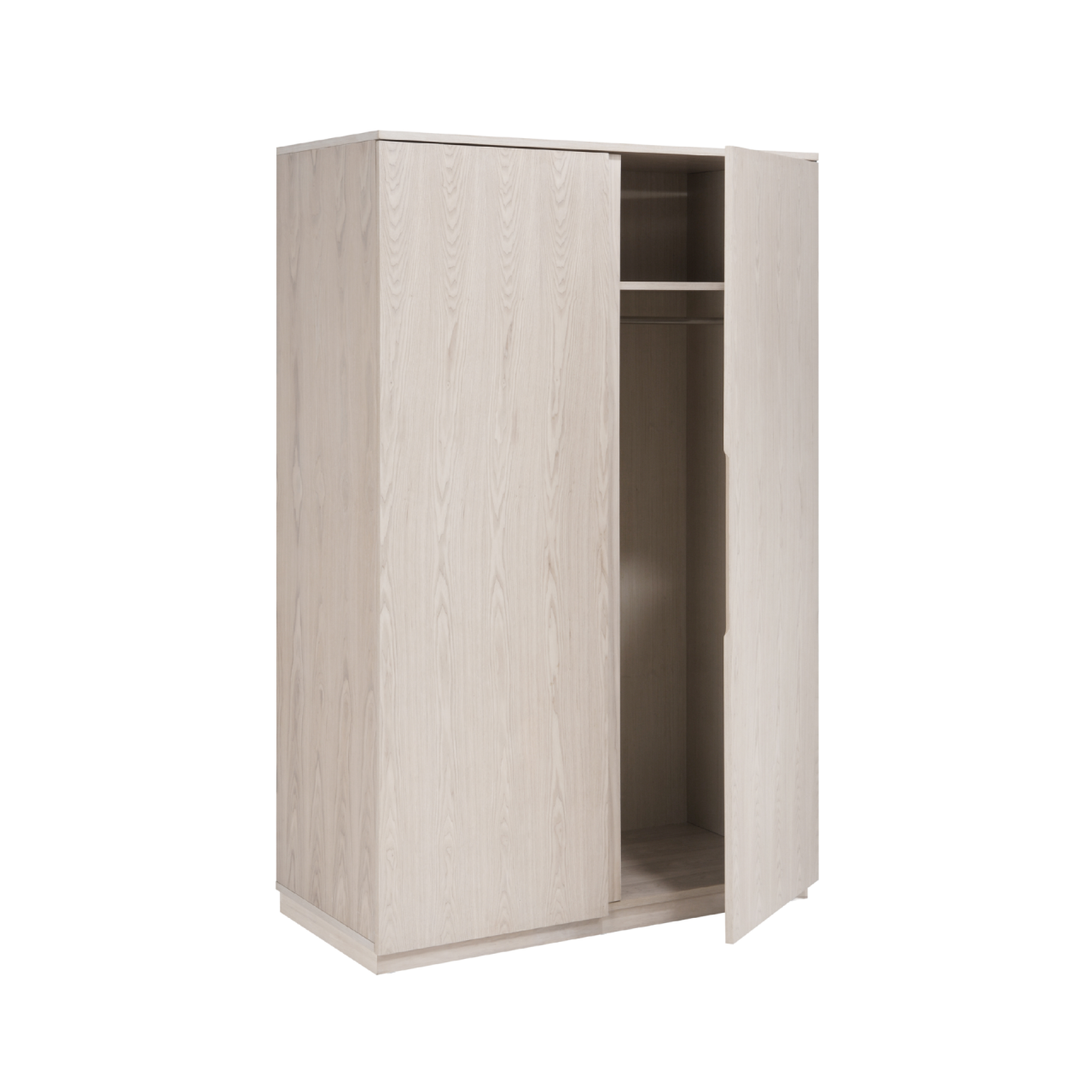 TWENTY10 DESIGNS Everyday Living Collection Whisper Wardrobe, Eco-Friendly, Whitewashed Oak Finish