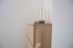 TWENTY10 DESIGNS Whisper 3-Drawer Chest of Drawers, Eco-Friendly, Whitewashed Oak Finish, 85 x 45 x 80 cm