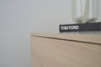 TWENTY10 DESIGNS Whisper 3-Drawer Chest of Drawers, Eco-Friendly, Whitewashed Oak Finish, 85 x 45 x 80 cm