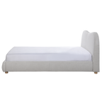TWENTY10 Designs Eco-Friendly Wave DOUBLE Bed in Natural Weave, 159 x 210 x 101 cm