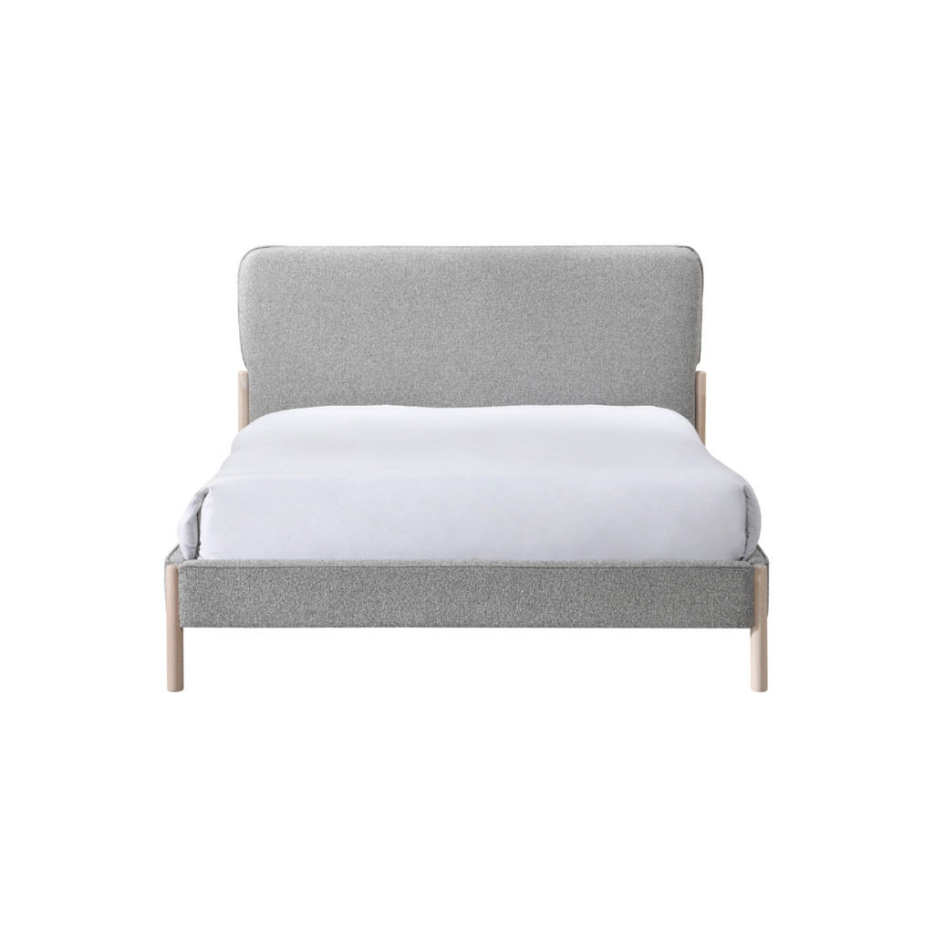 TWENTY10 Designs Everyday Living Collection Cove DOUBLE Bed in Steel Grey, 160.5 x 209 x 116.5 cm