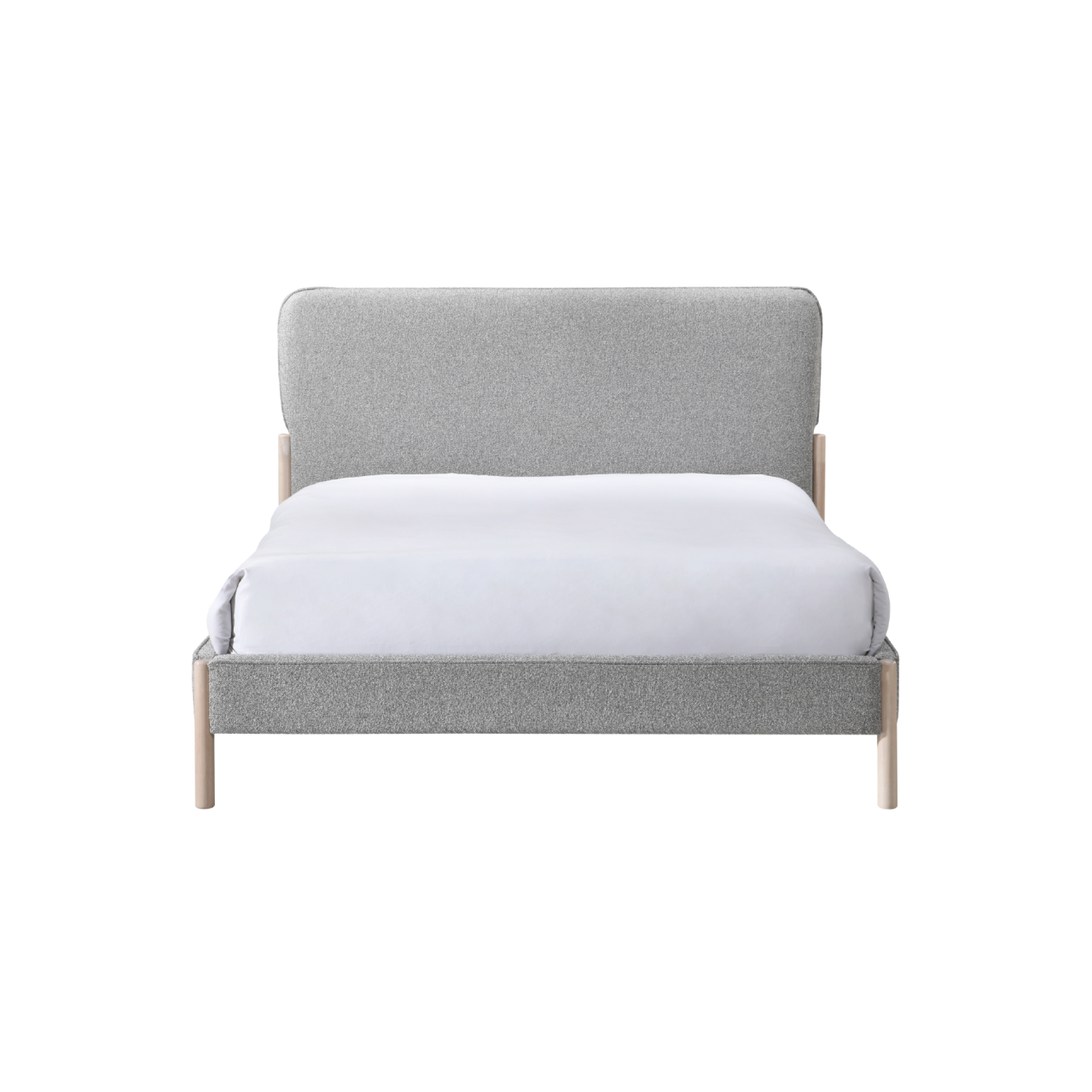 TWENTY10 Designs Everyday Living Collection Cove DOUBLE Bed in Steel Grey, 160.5 x 209 x 116.5 cm