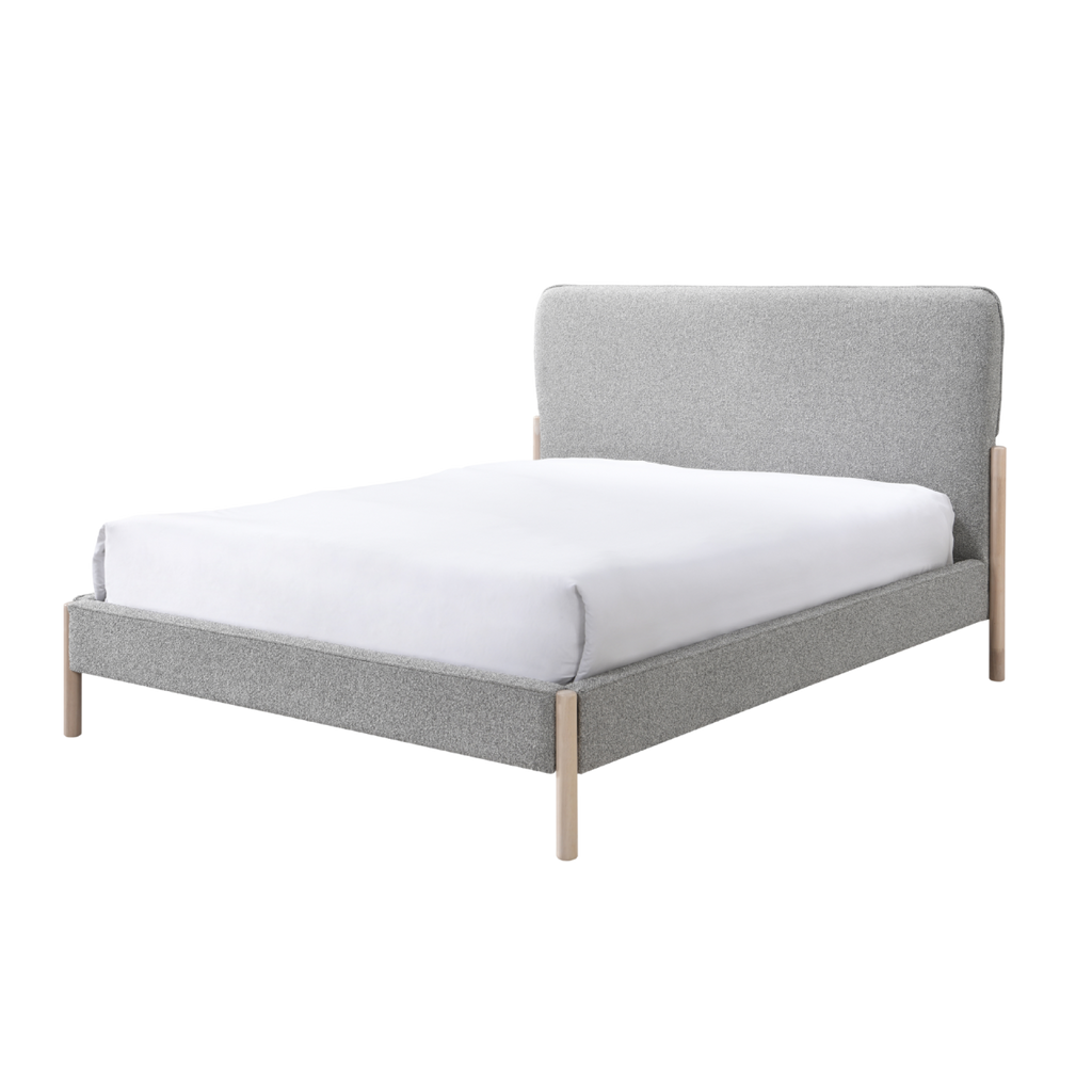 TWENTY10 Designs Everyday Living Collection Cove DOUBLE Bed in Steel Grey, 160.5 x 209 x 116.5 cm