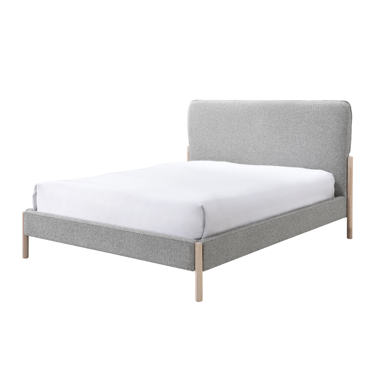 TWENTY10 Designs Everyday Living Collection Cove DOUBLE Bed in Steel Grey, 160.5 x 209 x 116.5 cm