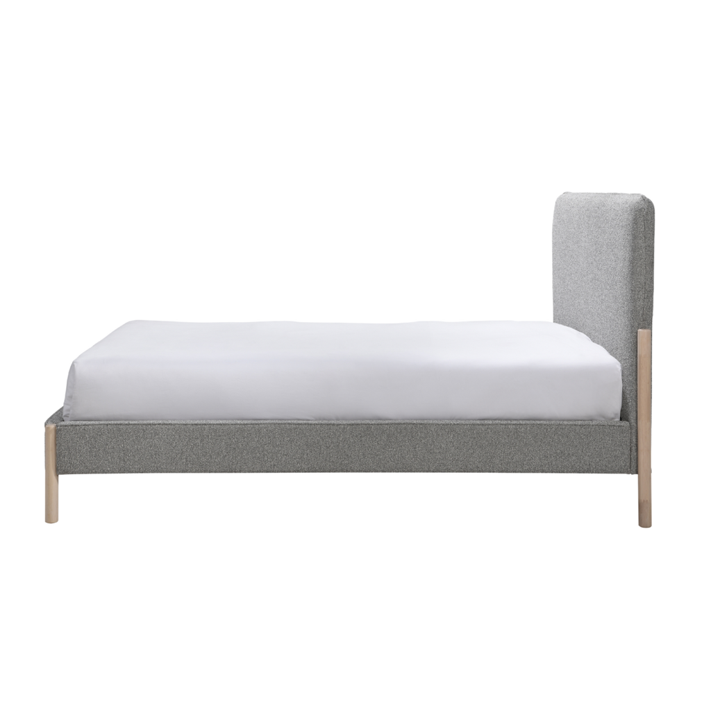 TWENTY10 Designs Everyday Living Collection Cove DOUBLE Bed in Steel Grey, 160.5 x 209 x 116.5 cm