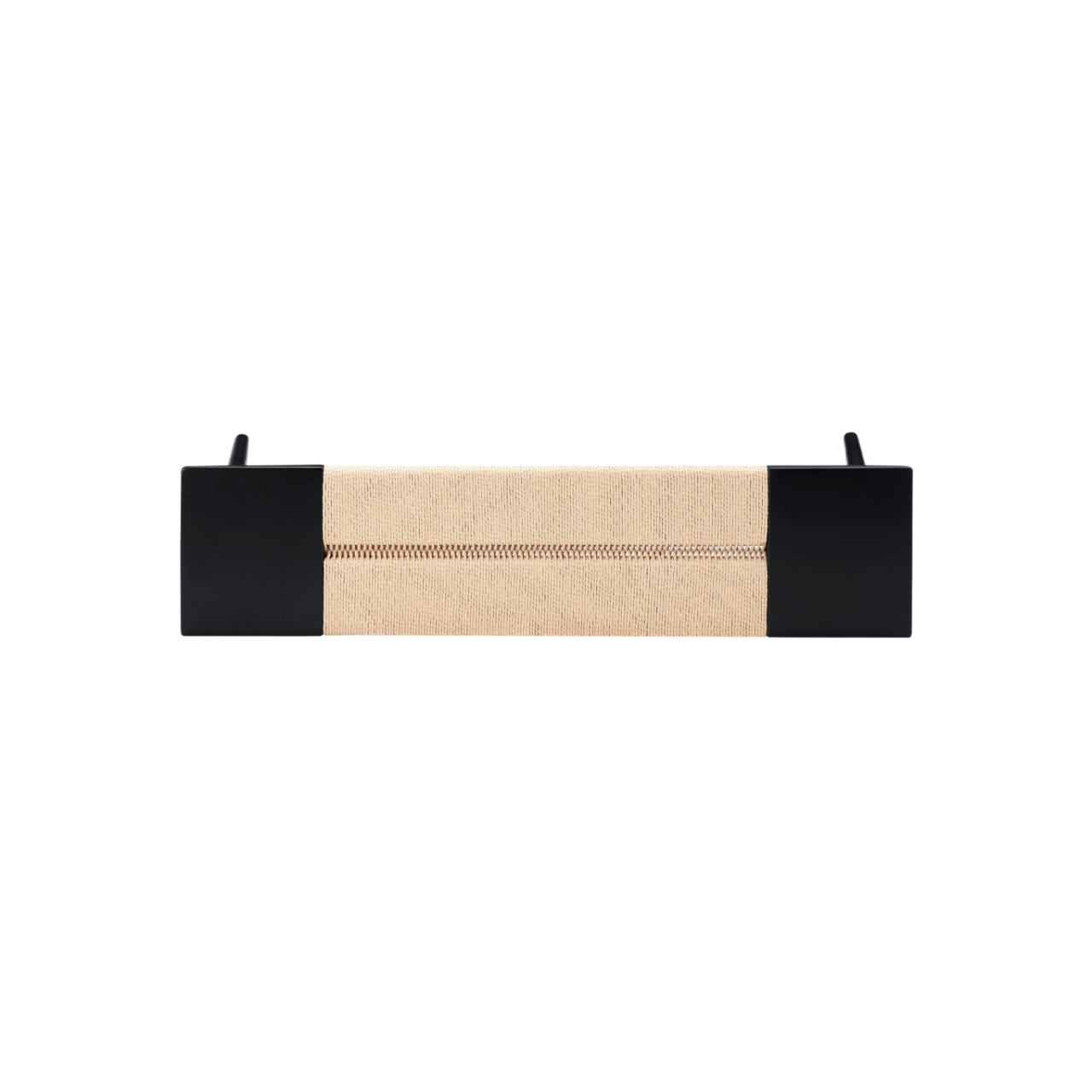 TWENTY10 Elder Bench in Black Ash with Rope Detail, 120cm