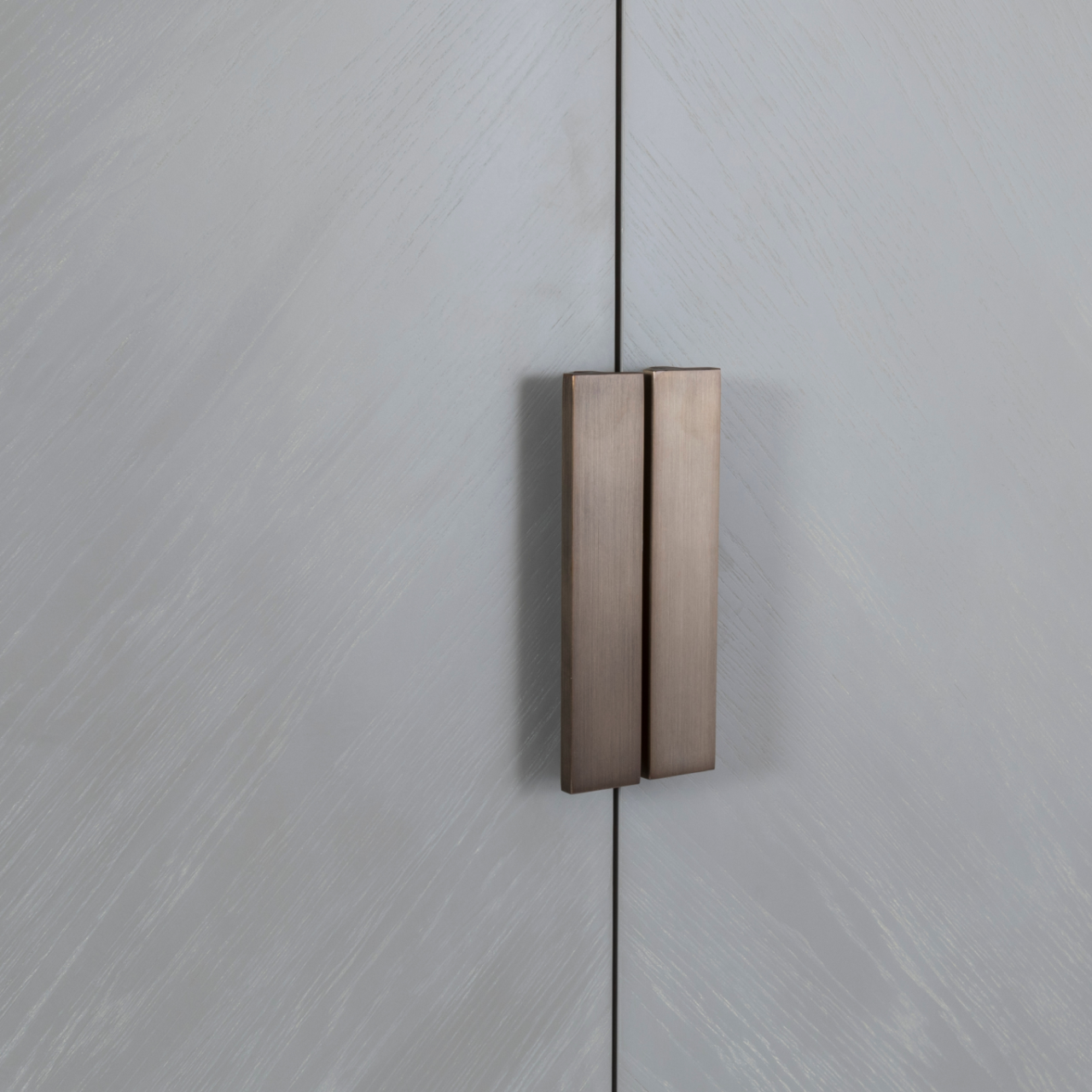 TWENTY10 Lilly Wardrobe, Grey Oak Veneer, Chevron Motif