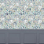 VOYAGE MAISON Ailsa 1.4m Wide Width Wallpaper, Cornflower