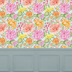 VOYAGE MAISON Idalia 1.4m Wide-Width Wallpaper, Duck Egg Blue