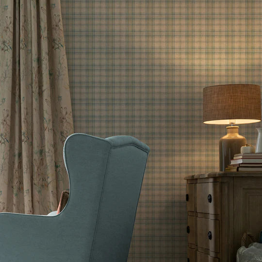 VOYAGE MAISON Nairna 1.4m Wide Width Wallpaper, Opal
