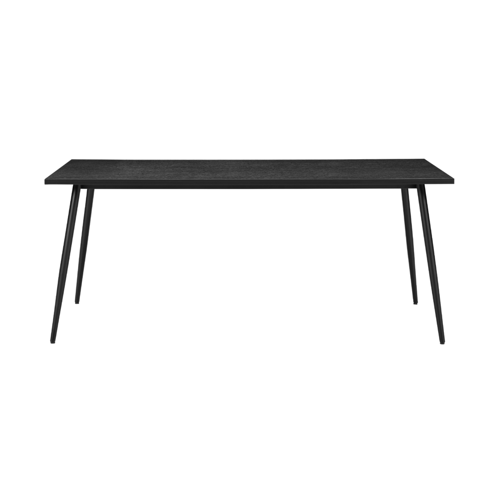 TWENTY10 DESIGNS Everyday Living Collection Horizon Large Dining Table in Black Woodgrain Finish