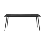 TWENTY10 DESIGNS Everyday Living Collection Horizon Large Dining Table in Black Woodgrain Finish