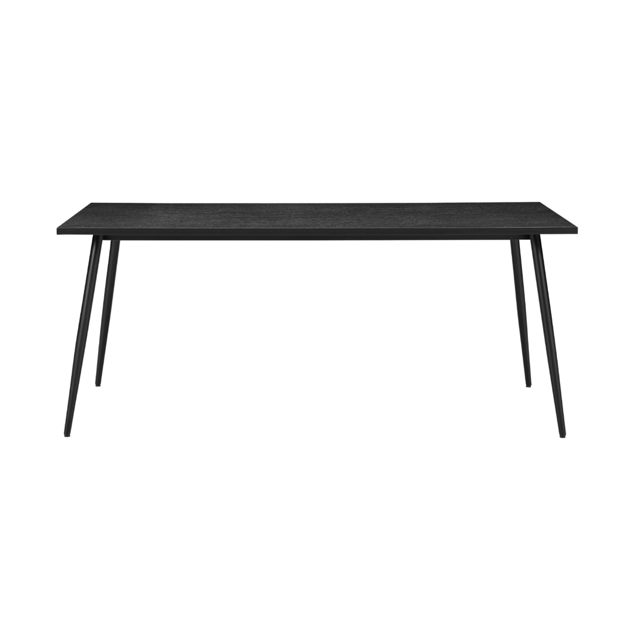 TWENTY10 DESIGNS Everyday Living Collection Horizon Large Dining Table in Black Woodgrain Finish