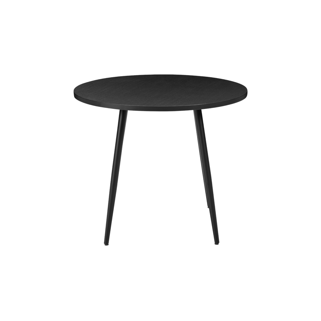 TWENTY10 DESIGNS Everyday Living Collection Horizon Round Dining Table, Black Oak Effect, Ø 90 cm