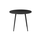 TWENTY10 DESIGNS Everyday Living Collection Horizon Round Dining Table, Black Oak Effect, Ø 90 cm