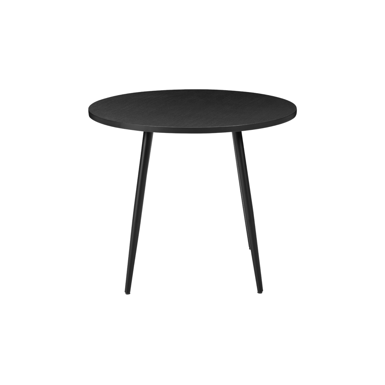 TWENTY10 DESIGNS Everyday Living Collection Horizon Round Dining Table, Black Oak Effect, Ø 90 cm